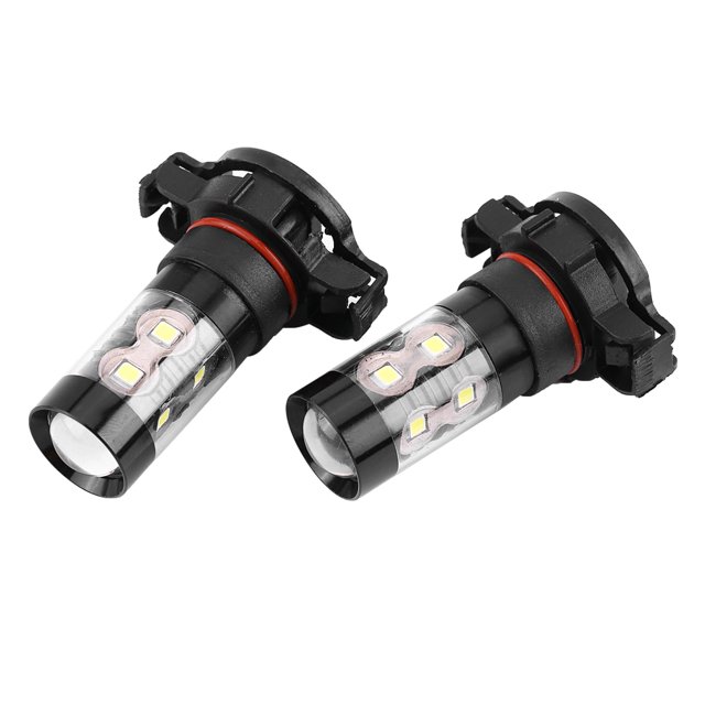 Bulbs 2 Pcs H16 12V-24V 50W Car High Power Bright LED Fog Daytime Light Bulbs