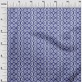 thumbnail image 3 of oneOone Viscose Chiffon Blue Fabric Asian Block Sewing Material Print Fabric by The Yard 42 Inch Wide, 3 of 4
