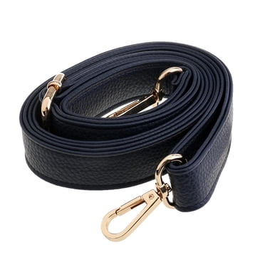 Adjustable PU Leather Shoulder Strap Replacement Purse Making Dark Blue