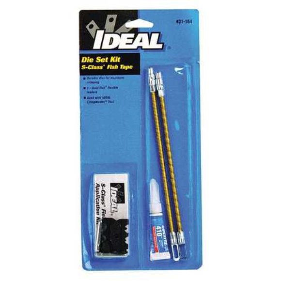 IDEAL Electrical 31-164 S-Class Fish Tape Replacement Die Set Kit - Field Application Kit for Fish Tape