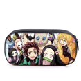 thumbnail image 1 of Anime Demon Slayer Trousse à Crayons Imprimée 3d Grande Capacité avec Fermeture Éclair, Pochette de Rentrée Scolaire, Sac de Papeterie pour Garçons et Filles, Étudiant, 1 of 1