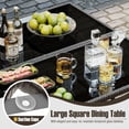 thumbnail image 2 of Gymax Set Of 9 Patio Dining Set w/Tempered Glass Table & Ottoman Removable Cushions, 2 of 7