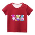 thumbnail image 1 of Penkiiy Garçons Filles T-Shirts de Pâques T-Shirt Manches Courtes Haut T-Shirts Graphiques Amusants 13 Ans Rouge, 1 of 6
