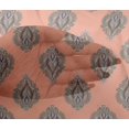 thumbnail image 4 of oneOone Viscose Chiffon Fabric Leaves Block Printed Fabric 1 Yard 42 Inch Wide, 4 of 4