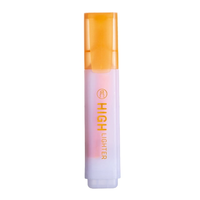 SIYTUAU Highlighter Pens 10 Ml Ink Quick Dry Broad Tip Markers For Office School Underline Writing Notes Textbook Study Supplies Orange Color Fluorescent Marker Orange