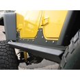 thumbnail image 3 of Fab Fours JK07-G1250-1 Rocker Panel Guard Rock Slider Flat; Painted; Black; Steel, 3 of 4