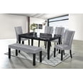 thumbnail image 2 of CHAISES DE SALLE A MANGER AERYS WINSOR EN PU GRIS (LOT DE 2, 2 of 3