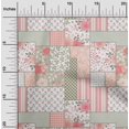 thumbnail image 2 of oneOone Cotton Poplin Peach Fabric Floral Sewing Craft Projects Fabric Prints By Yard 56 Inch Wide, 2 of 5