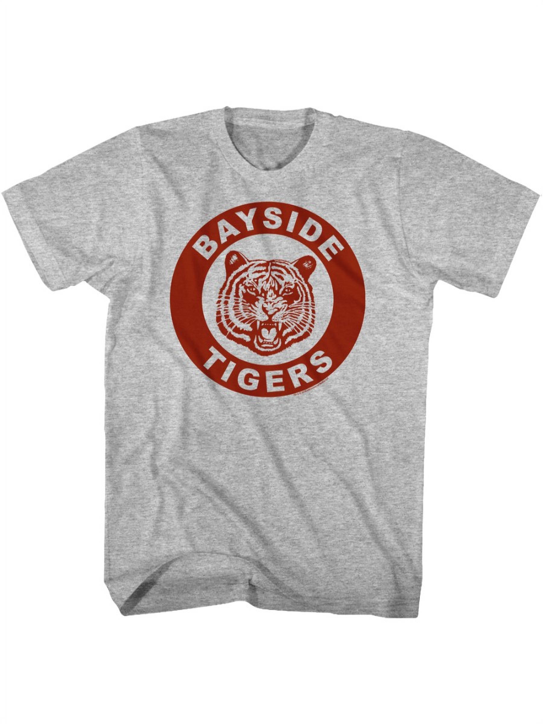 Saved By The Bell Bayside Redux Gray Heather Adult T-Shirt Tee