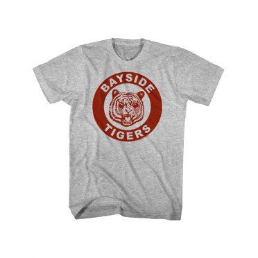 Saved By The Bell Bayside Redux Gray Heather Adult T-Shirt Tee