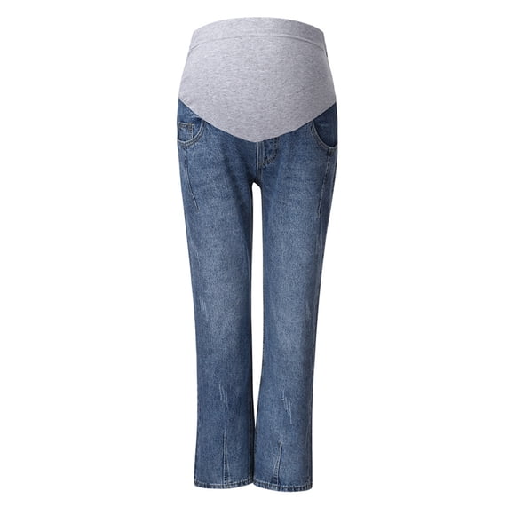 Maternity Jeans for Women Pregnant Woman Jeans Pants Trousers Nursing Prop Belly Legging