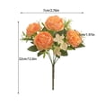 thumbnail image 2 of Amzcrzy Rose Peony Rose Peony for Simulation Table Decoration Reception At Home Party Office Wedding Reunite Reception Table Package Decoration Of Flowers Fake Flowers Fall Decorations for Home, 2 of 5