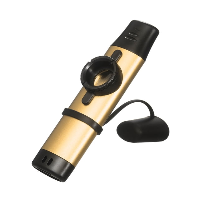 Eccomum Aluminum Alloy Kazoo Woodwind Instrument Musical Instrument for Beginners Gold