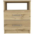 thumbnail image 1 of TUHOME Napoles Night Stand - Light Oak  Engineered Wood - For Bedroom, 1 of 7