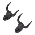 thumbnail image 3 of Robe Hook, Black 2 Pcs Towel Hook No Sliding Off No Drilling  For Kitchen, 3 of 8