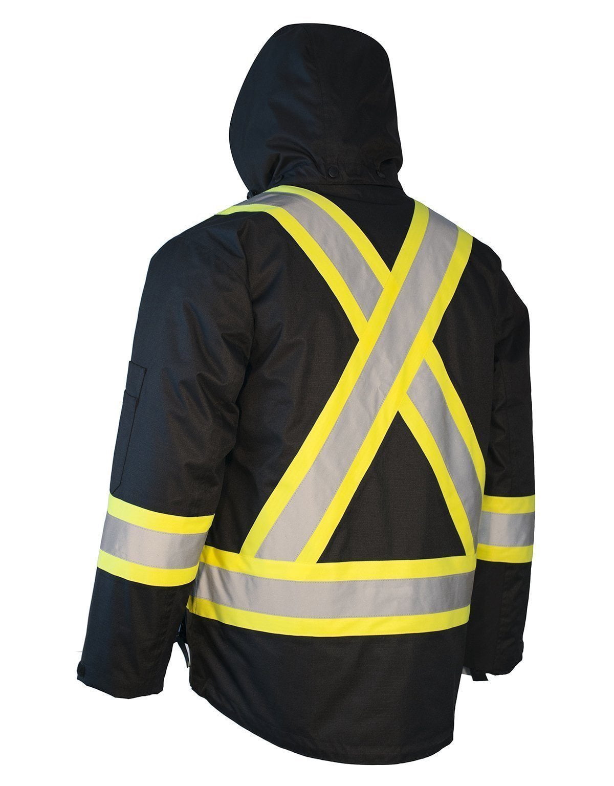 Forcefield 6-in-1 Hi Vis Winter Safety Parka with Removable Bomber Jacket