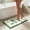 Green, variant on Flocked Velvet Bath Mat with Bow Design | Soft Plush Absorbent Shower Rug for Bathtub | Non-Slip Latex Backing Quick Dry Floor Mat for Bathroom | Washable Microfiber Runner for Sink, Tub, Doorway