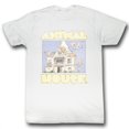 thumbnail image 1 of Animal House Cartoon White Adult T-Shirt, 1 of 1