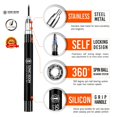 thumbnail image 2 of Sonic Boom M2 High Speed Jump Rope - Patent Pending Self-Locking, Screw-Free Design - Weighted, 360 Degree Spin, Silicone Grip with 2 Speed Rope Cables for Home Workout, & More, 2 of 9