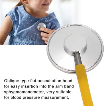 Stéthoscope,Stéthoscope Professionnel à Tête Unique Doux et Confortable,Durable,Échoscope de Détection du Cœur et des Poumons en Alliage d'Aluminium