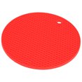 thumbnail image 2 of Peahefy Tapis en Silicone, Coussin Isolant, Tapis de Forme Ronde de Qualité Alimentaire, Napperon en Silicone Épaissi, Coussin Isolant, Tapis pour Four à Micro-Ondes, 2 of 8