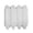 White, variant on JWshufel Plastic Garden Fence Panels for Landscaping Outdoor Borders Small Vegetable Flower Beds Easy Installation Long Lasting Eco Friendly Material 20x22cm 10 Pack