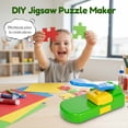 thumbnail image 3 of Red Red Diy Puzzle Maker For Kids Handmade Custom Photo Puzzle Punch Craft Toy For Children, 3 of 7