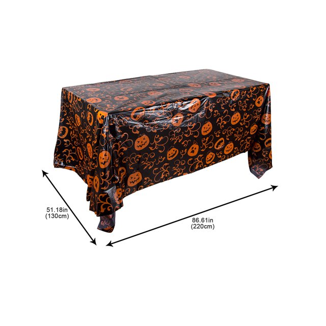 Binwennn Housses de Table d'Appoint de Noël 51 X 86 Pouces Nappe pour Fête, Essuyable et Réutilisable