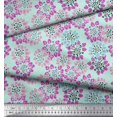 thumbnail image 2 of Soimoi Poly Georgette Fabric Flower Artistic Print Fabric by the Yard 42 Inch Wide, 2 of 3