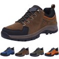 thumbnail image 4 of XIMIN Chaussures à Enfiler pour Hommes et Femmes en Suède, Chaussures de Marche Légères Antidérapantes et Imperméables, Chaussures de Course, de Randonnée et de Randonnée, Espadrilles Décontractées d'Extérieur (10, Brun), 4 of 4