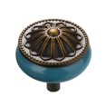 thumbnail image 3 of Abbracc 10xVintage Céramique Rond Armoire Tirer Boutons Bleu, 3 of 3