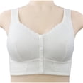 thumbnail image 1 of Birdeem Size Womens No-Wire Bra No Front Button No-Slip Underwear, 1 of 5