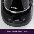 thumbnail image 5 of Mr. Coffee 12 Cup Programmable Coffee Maker with Dishwashable Design | Advanced Water Filtration | Black/Chrome, 5 of 5