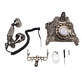 thumbnail image 2 of Audio Guest Book Phone, 32G Capacity Vintage Retro Voice Message Recorder for Wedding Birthday Party Anniversary with USB Charging, 2 of 7