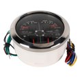 thumbnail image 1 of Aramox Multifunctional Gauge, 4in1 85mm Guage Multifunction Fuel  Oil Pressure Water Temp Volt Meter DC 9-32V for Car RV Boat Motorcycle, 1 of 8