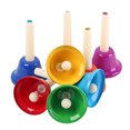 thumbnail image 3 of Jouet Musical Anti-Dérapant Poignées Sonnettes Frapper Cloches pour les Enfants Accessoires d'Instruments de Percussion Léger 8-Note Main Cloche Bébé Éducation Préscolaire, 3 of 6