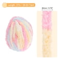 thumbnail image 2 of Unique Bargains Fil Chenille Épais en Polyester Coloré Rose pour Crocheter des Couvertures, 1 Pce, 2 of 6