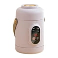 thumbnail image 1 of XIANXIAN Mini Electric Pot, 500W Electric Cooker Portable Ramen Cooker Small Cooking Pot for Dorm Office Travel, Rapid Noodles Cooker Stainless Steel Electric Pot Multifunction Cooker, 1 of 9