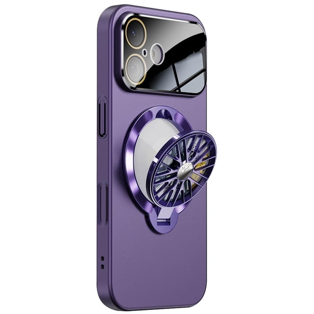 Case For IPhone 17 Pro Max/17 Pro/17 Air/17, Magnetic Shell With Heat Dissipation Wireless Charging Kickstand Cover