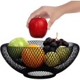 thumbnail image 2 of Bol à Fruits Panier à Fruits Noir Bol Panier en Fer Noir Bol Décoratif Bol à Fruits Noir Bol à Fruits Moderne Panier à Fruits Panier en Fil Panier Rond Rangement pour Fruits et Légumes Décoration de Cuisine, 2 of 7