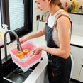 thumbnail image 2 of Collapsible Kitchen Sink, 2.4 Gallon Foldable Dish Basin with Drain Plug, Space-Saving Wash Tub for Camping, RV, Apartments, Laundry & Washing Dishes/Fruits, 2 of 7
