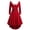 B-Red, variant on 2025 Women Christmas Faux- Maxi Dresses for Women Panel Long Sleeve V Dresses for Women Casual Summer Collar Asymmetrical Party Dress