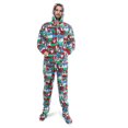 thumbnail image 1 of Pyjama une Pièce de Noël Laid à Pieds avec Rabat Arrière Taille, 1 of 2
