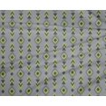 thumbnail image 4 of oneOone Tissu Polyester Lycra Imprimé Géométrique Diamant & Triangle BTY 56 Pouces de Large, 4 of 4