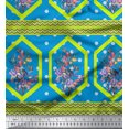 thumbnail image 3 of oneOone Polyester Lycra Fabric Geometric|Leaves & Floral Panel Print Fabric By Yard 56 Inch Wide, 3 of 3