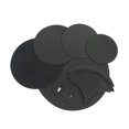 thumbnail image 1 of 8-Piece Drum Set Silencer Practice Mute Pads Mutes for 5 Drums & 3 Cymbals, 1 of 1