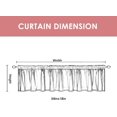 thumbnail image 5 of 1 Piece Country Farmhouse Kitchen Curtains and Valances Set for Windows Country Themed Style Kitchen Window Curtains Over Sink Decor 18x54 in, 5 of 5