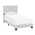 thumbnail image 2 of Twin Nail Trim One Box Bed - Fog Gray, 2 of 8