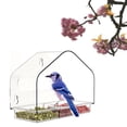thumbnail image 4 of SXcggal Window Bird Feeders With Strong Suction Cups Color Printed For Wild Birds Garden Yard Clear Bird Feeders For Window Viewing Outdoors Window Bird Feeder For Cats Practical Bird Feeders, 4 of 8