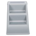 thumbnail image 1 of TRIXIE 3 Step Pet Stairs, Lightweight and Collapsible, Easy to Store, Non-Slip Treads, Gray, 1 of 1